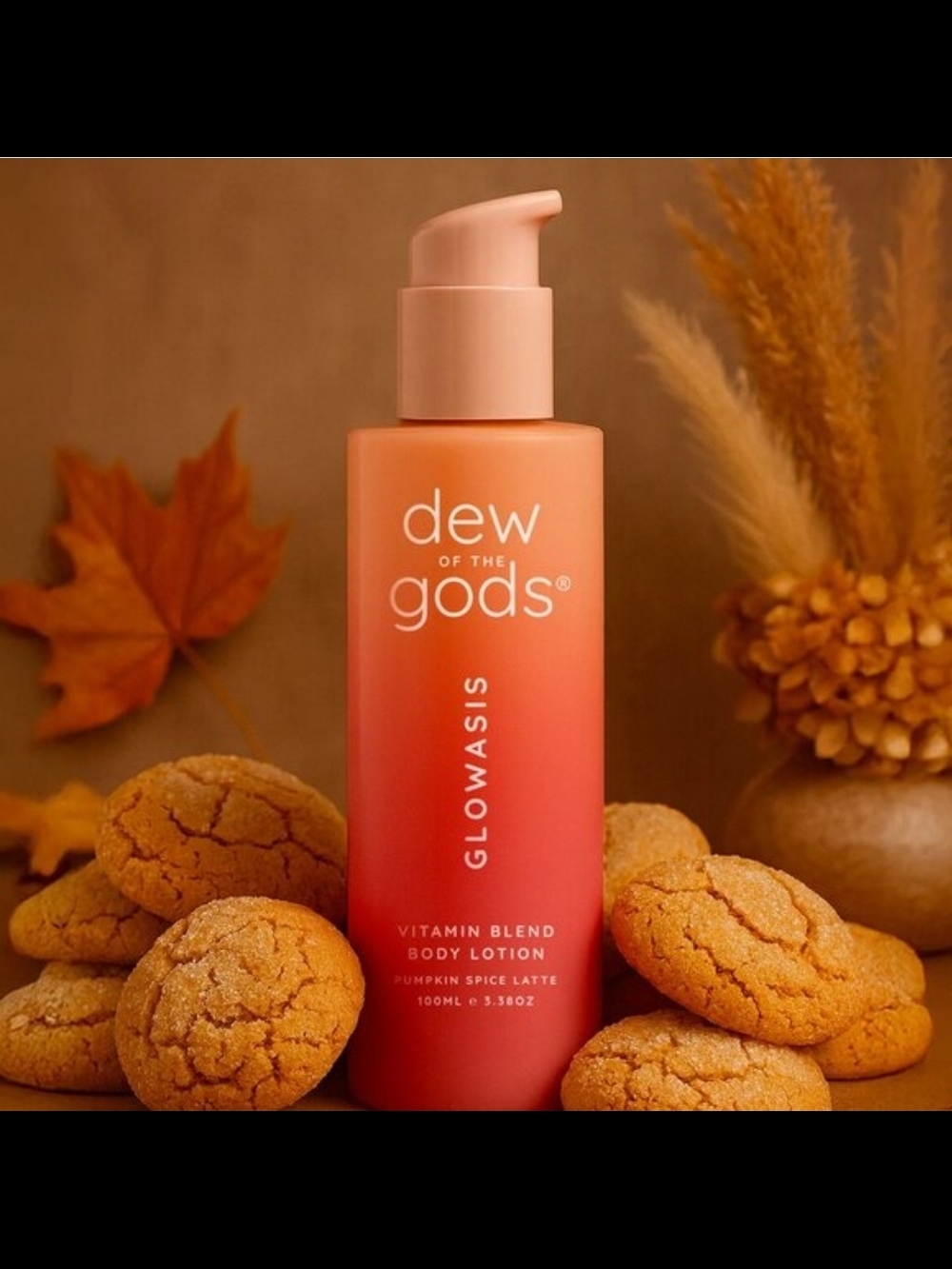 Dew of the Gods Glowasis Pumpkin Sugar cookie lotion
